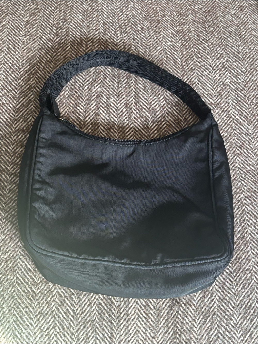 Prada Tessuto Black Nylon Vintage Mini Bag Black - Picture 4 of 11